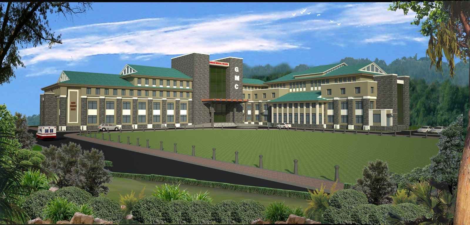 Gandaki Medical College main building